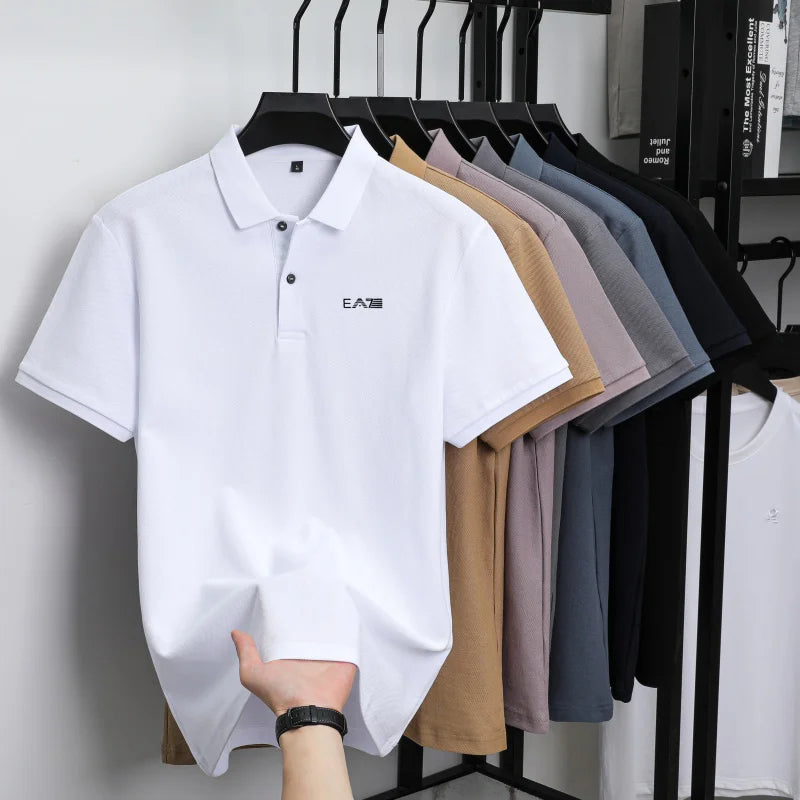 short sleeved letter printed men's