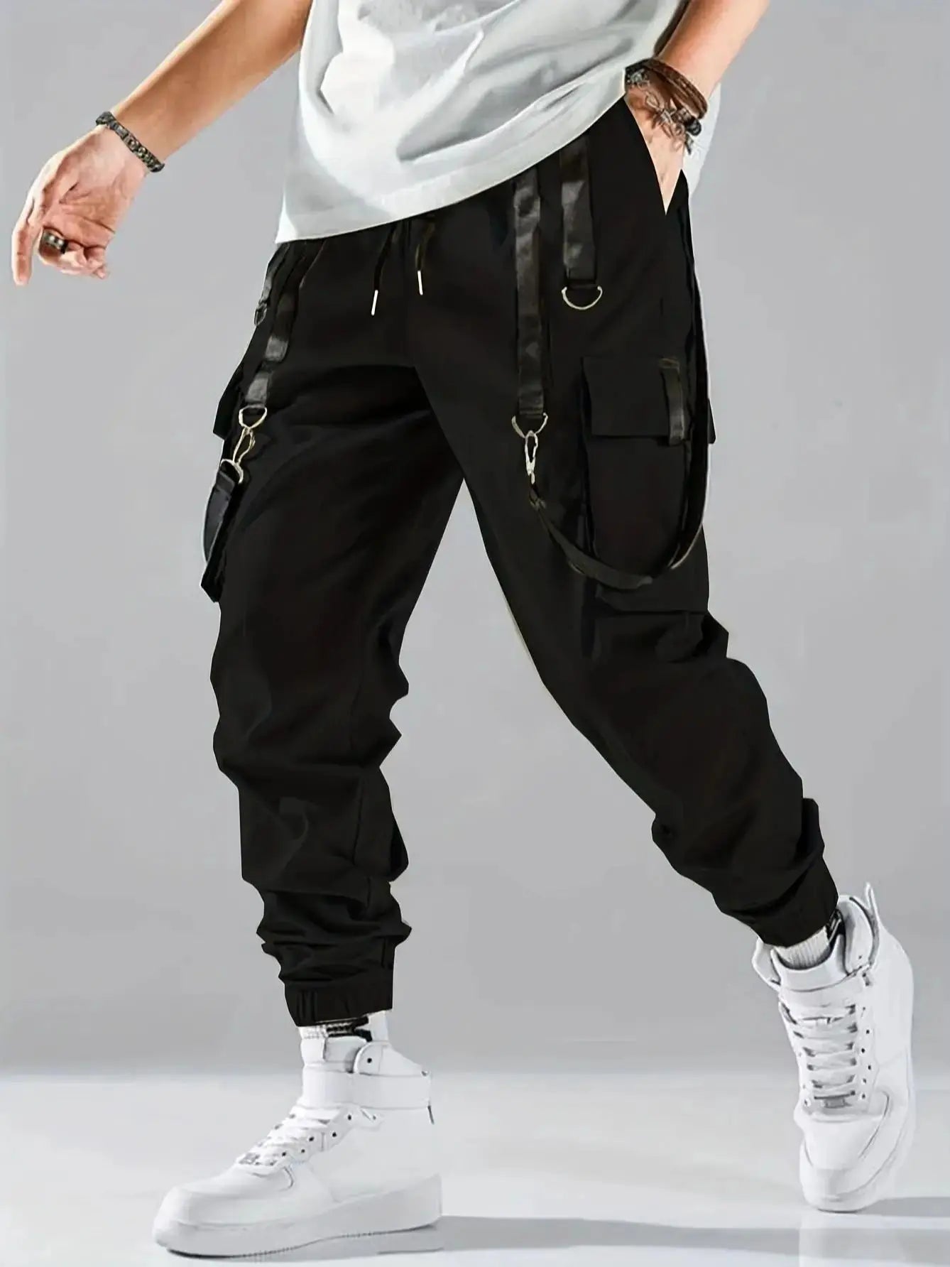 Men's Casual Techwear Cargo Pants