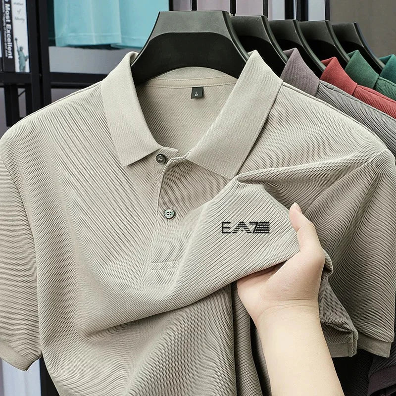 short sleeved letter printed men's