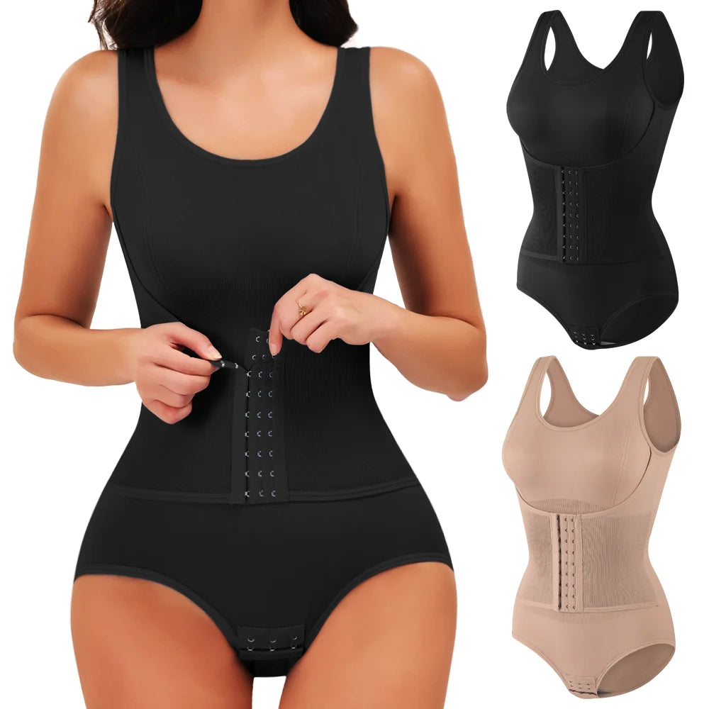 Bodysuit Shapewear with Belt