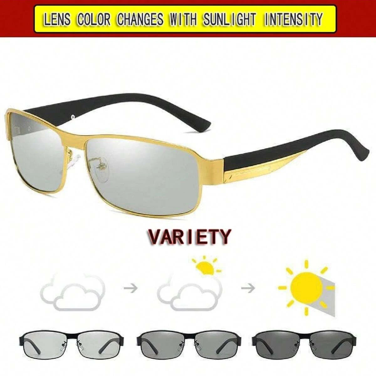 Sunglasses for Men Day and Night Vision